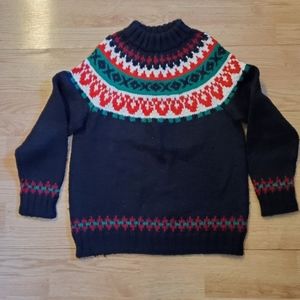 Hand knitted vintage wool sweater